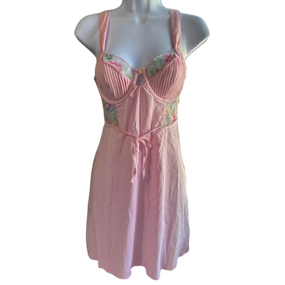 NWT! RARE! For Love and Lemons x Victoria's Secret Watercolor Slip Dress Large - Picture 15 of 16